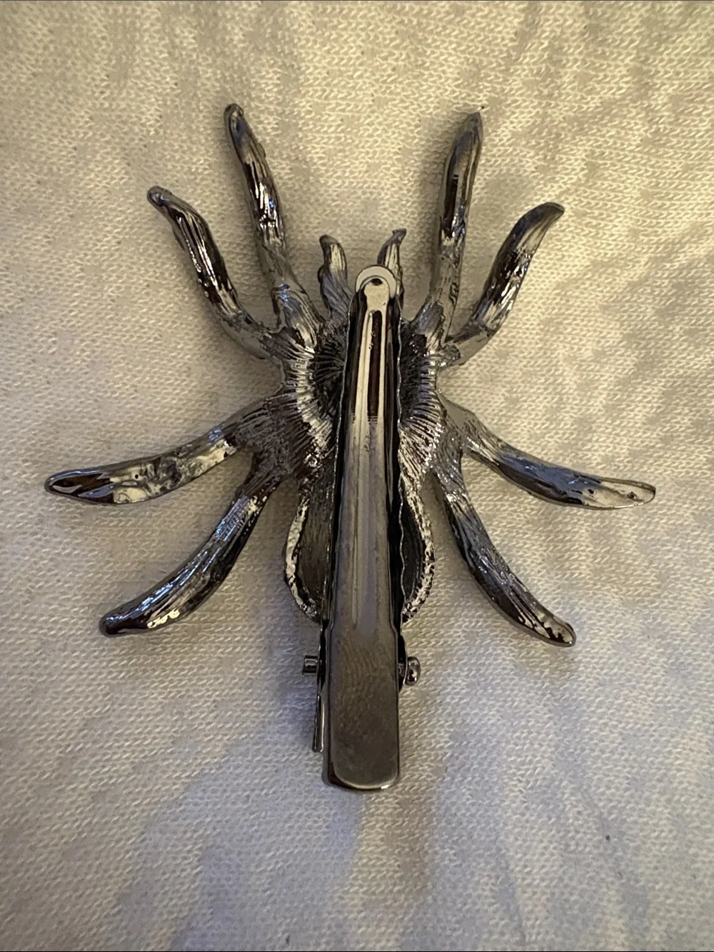 Red Crystal Spider Hair Clip
